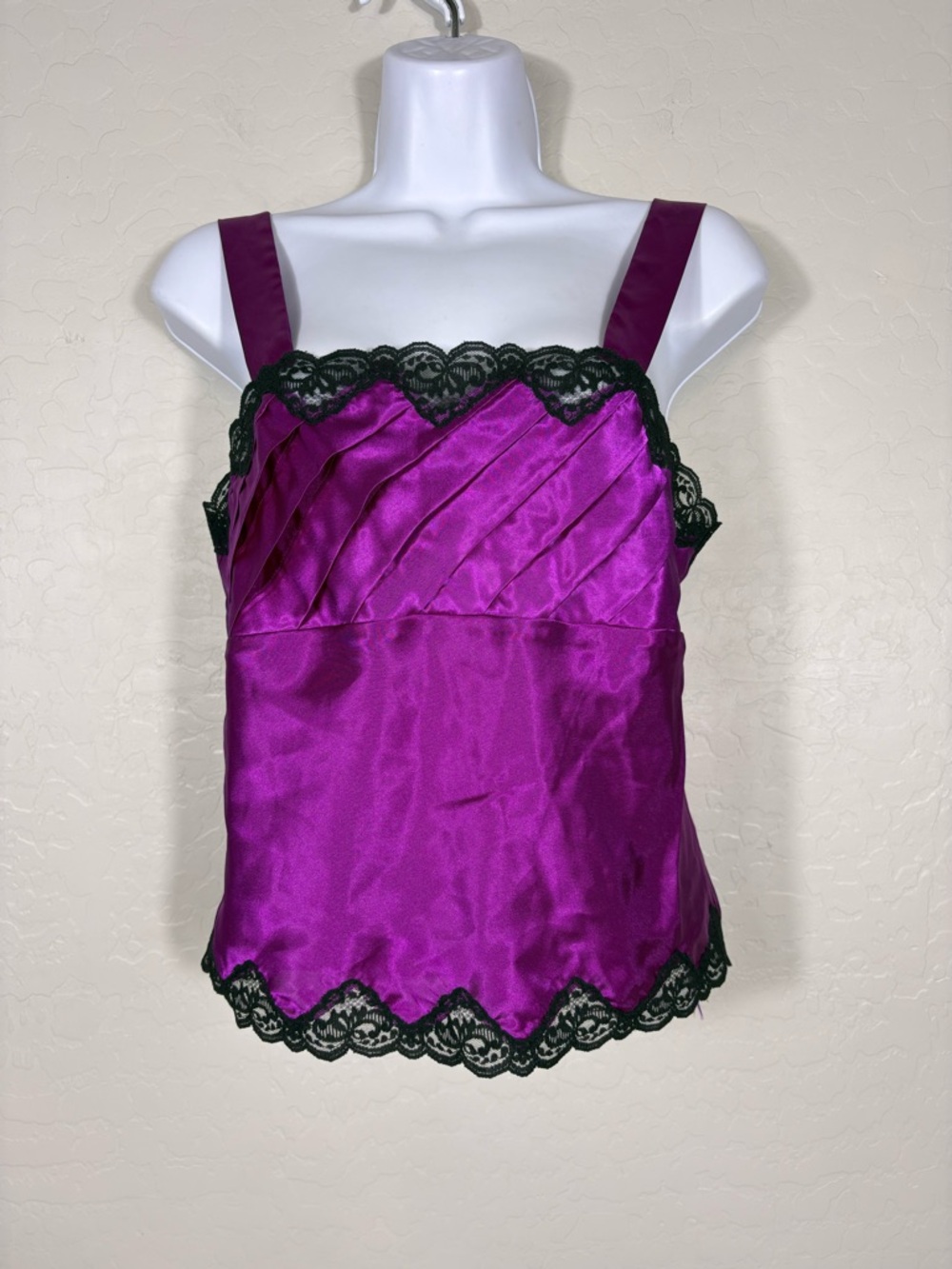 Vintage 00’s Victoria’s Secret Cami Small Lace trimmed Y2K Grunge